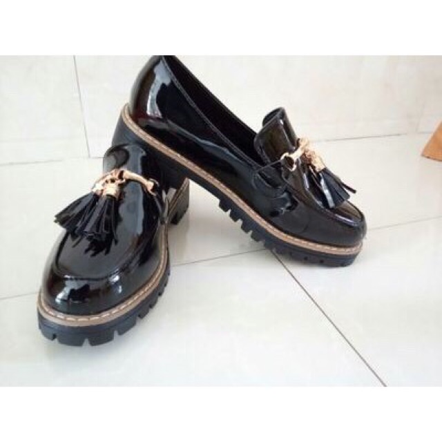 Giày oxford nơ chuông nhiều màu | BigBuy360 - bigbuy360.vn