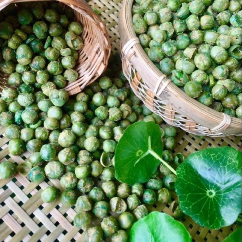 1kg Đậu Hà Lan Sấy Giòn Rang Muối, thơm, ngon như hình