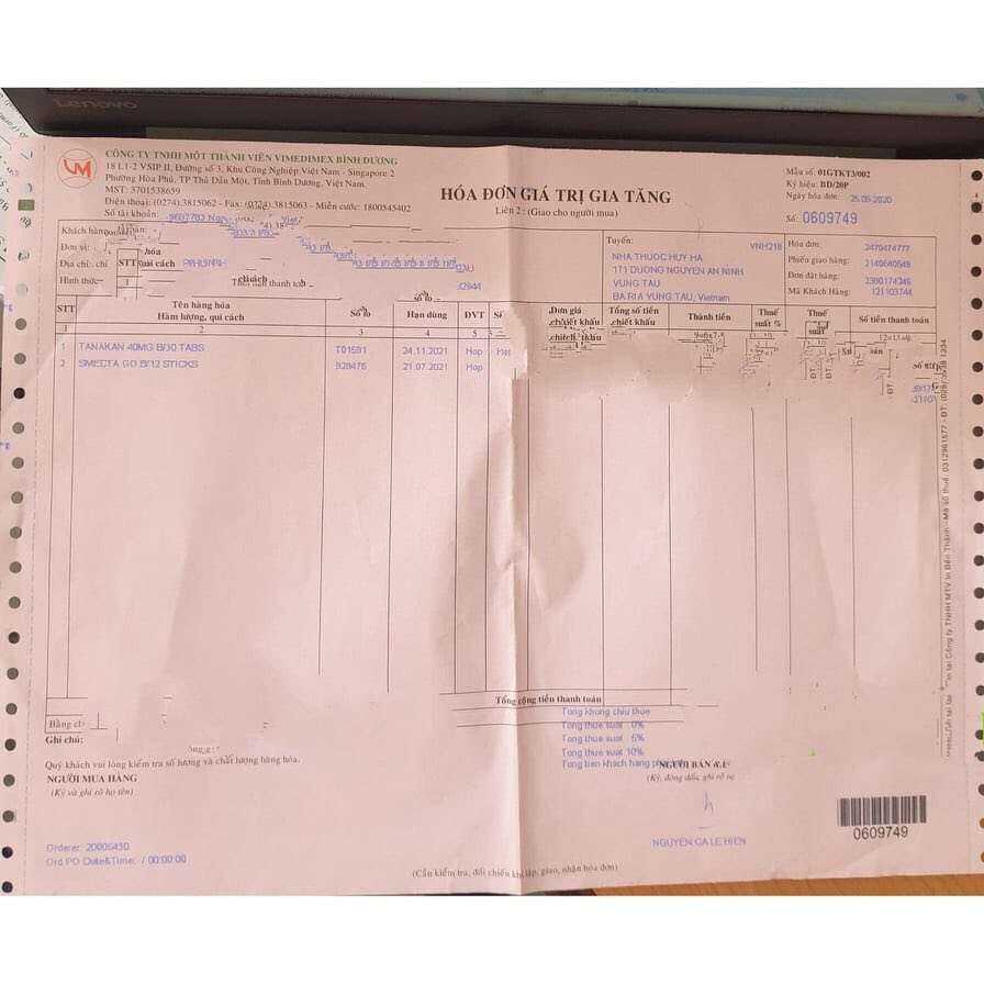 Viên bổ não Tanakan 40mg