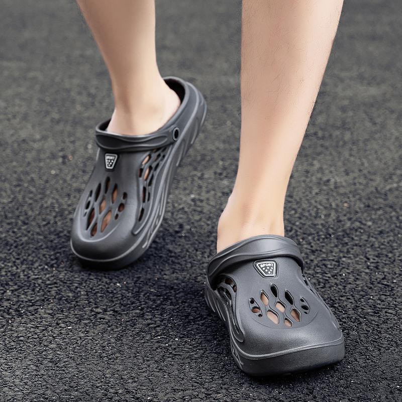 Dép sục nhựa đi mưa nam nữ siêu nhẹ có quai hậu bít mũi chống nước Emely D11 | BigBuy360 - bigbuy360.vn