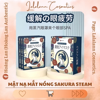 Mặt nạ mắt nóng sakura steam - giúp thư giãn, giảm mỏi mắt