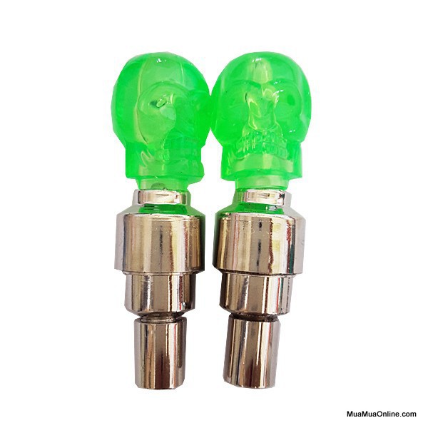 Oho247 Combo 2 Đèn LED gắn van xe hình đầu lâu, kim cương mã EPG94