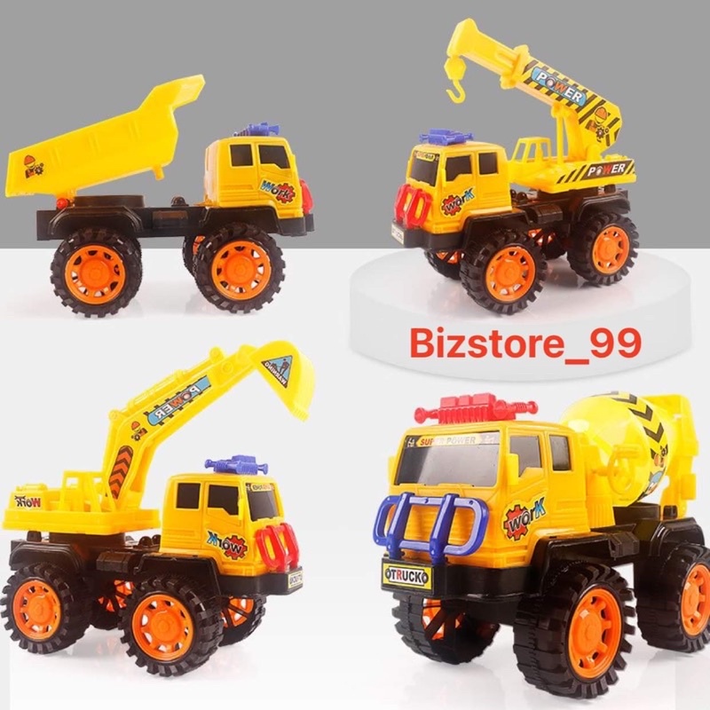 Đồ chơi ô tô xe tải,xe công trình xây dựng cỡ lớn trẻ em,máy xúc,máy cẩu,xe trộn