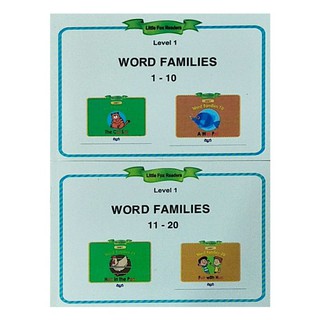 Little Fox Reader Word Families - in gộp 2c - kèm file nghe