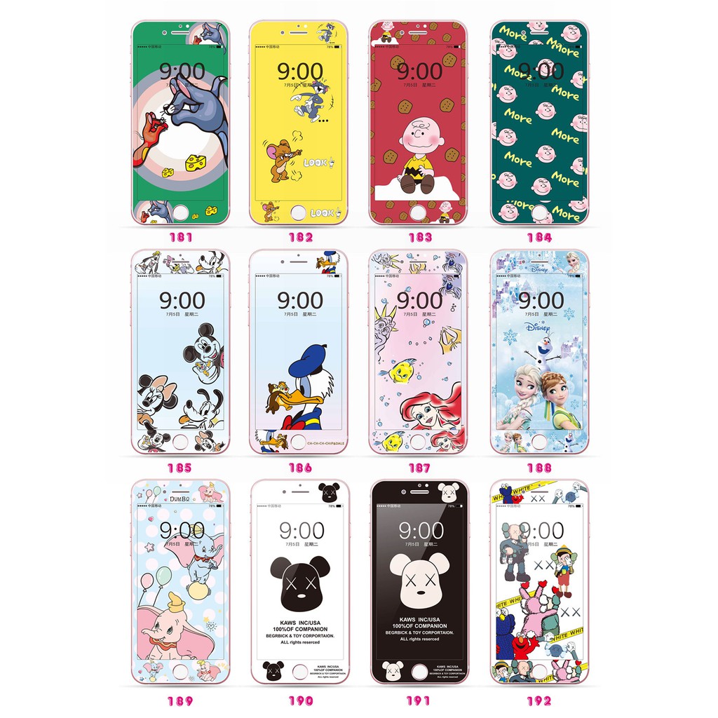Kính Cường Lực Bảo Vệ Toàn Màn Hình Cho Iphone7 Iphone8 Plus Se I6 I6S I7 I8 Iphone 6s 6 8 7 7plus 8plus