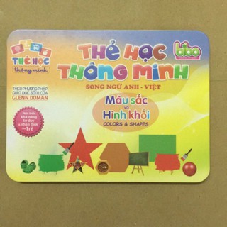 Bộ Thẻ Học Thông Minh Loại To Kèm Phiên Âm Tiếng Anh