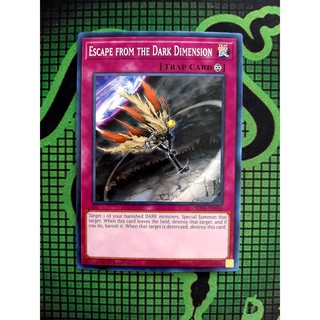 THẺ BÀI YUGIOH Trap Escape from the Dark Dimension - SDSA-EN036 - Common 1st Edition