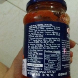 Sốt thịt Bolognese Barilla – lọ 400gr