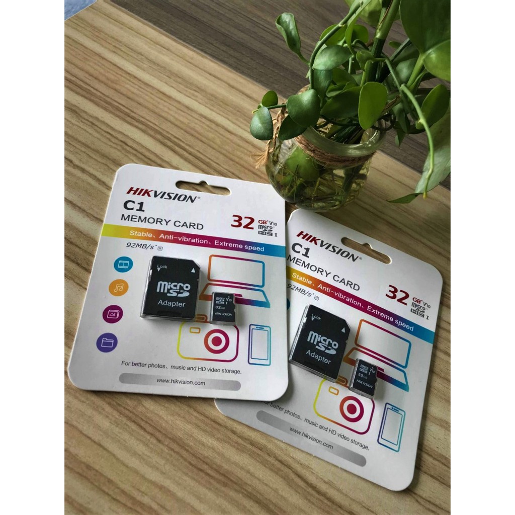 Thẻ nhớ chuyên Camera micro SD 32GB - 64GB HIKVISION - Hàng Chính Hãng