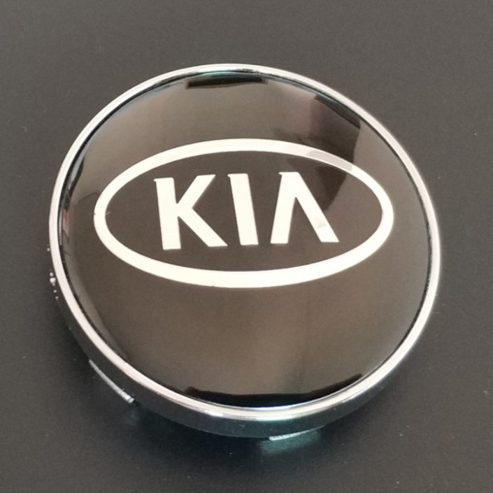 Sản Phẩm Logo chụp mâm, ốp lazang bánh xe ô tô hãng xe KIA Đường kính 60mm KIA-60