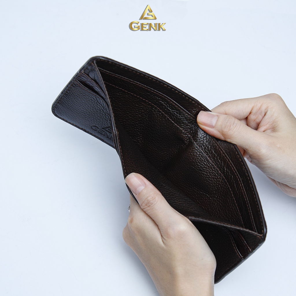 Ví Da Nam Cá Sấu Cao Cấp Thương Hiệu Genk - GBCS03