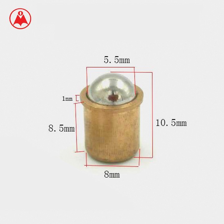 Bộ 10 chốt bi lò xo phụ kiện tủ bếp cửa tủ thay thế nam châm hút 8mm