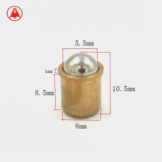 Bộ 10 chốt bi lò xo phụ kiện tủ bếp cửa tủ thay thế nam châm hút 8mm
