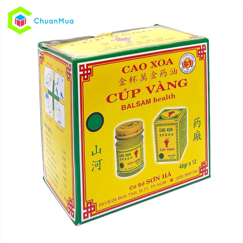 Cao Xoa Cúp Vàng Diện Chẩn  Dầu Cù Là