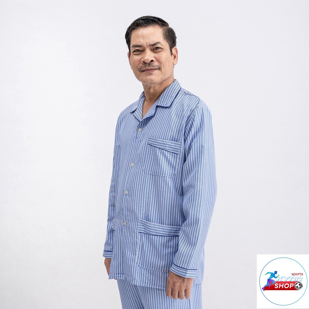 Đồ bộ pijama trung niên dài tay thu đông nam kynn shop