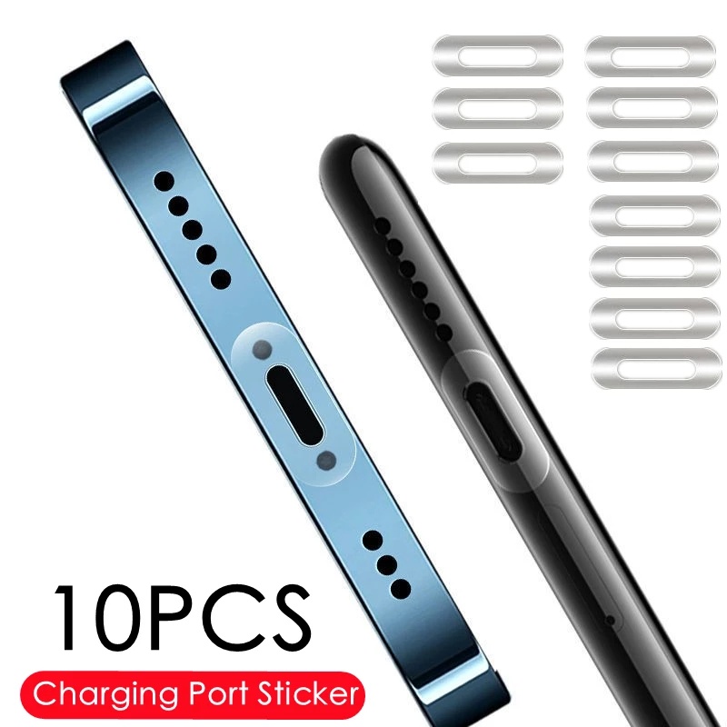 Bộ 10 Miếng Dán Cổng Sạc Type-C Chống Trầy Xước Bảo Vệ Cho  Samsung Xiaomi