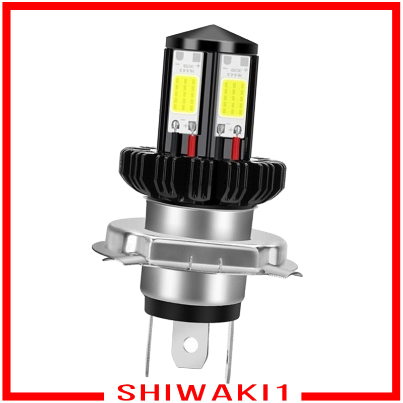 [SHIWAKI1]Motorbike Motorcycle Headlight Bulbs LED Hi Lo beam 6000K White H4