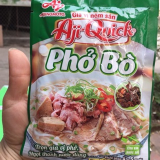 GIA VỊ NÊM SẴN AJI QUICK PHỞ BÒ BÚN BÒ HUẾ 59g