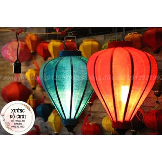 Đèn lồng hội an tròn - tỏi 30cm
