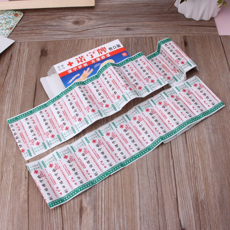 (Hàng Mới Về) Set 50 Miếng Dán Sơ Cứu Y Tế Thoáng Khí Chống Nước Dùng Một Lần Cho Người Lớn Và Trẻ Em