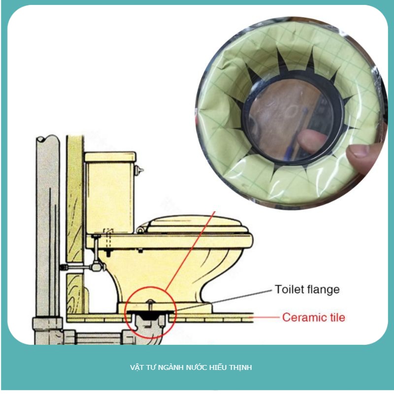 GIOĂNG cao su , bồn cầu chống hôi , bồn cầu bị rỉ nước