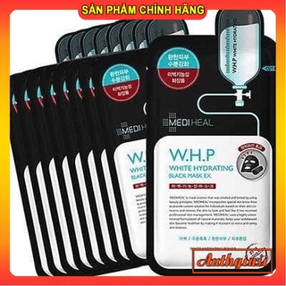 Mặt Nạ Dưỡng Sáng Da Than Hoạt Tính Mediheal W.H.P White Hydrating Black Mask EX WHP 25ml
