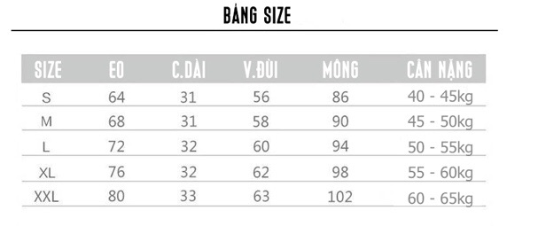 Quần Short Jeans Basic