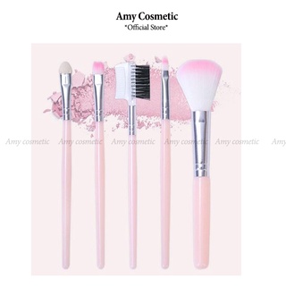 Bộ Cọ Trang Điểm 5 Cây Hồng