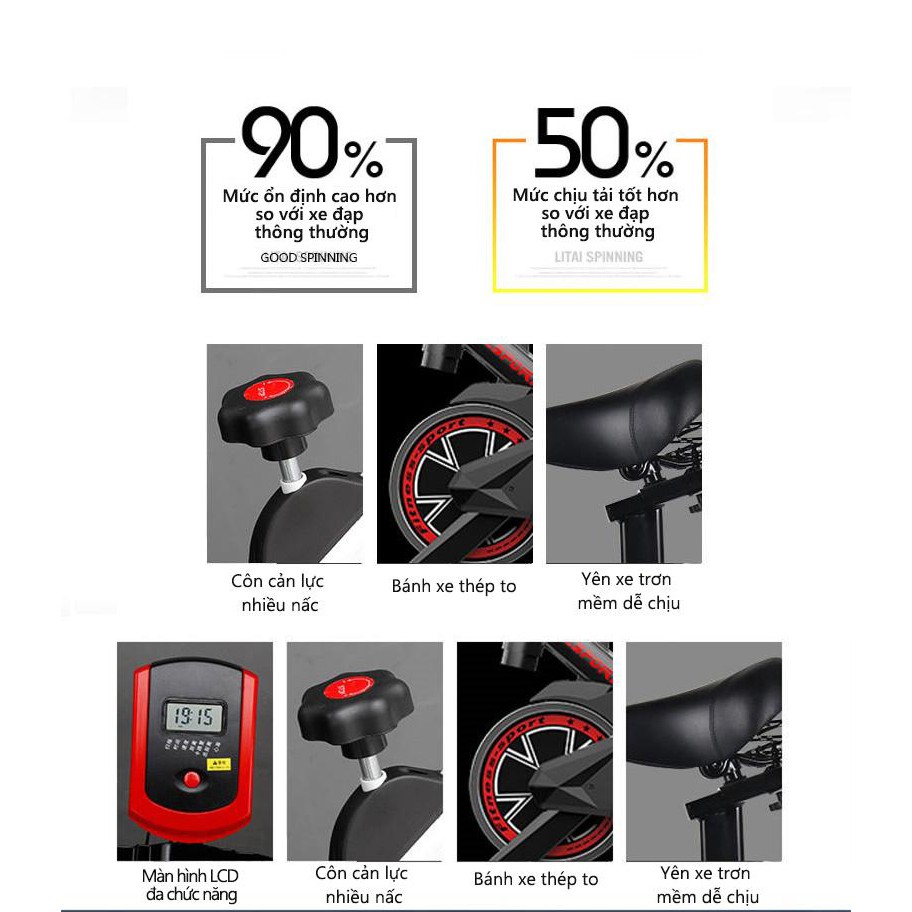 Xe đạp tập thể dục HB-Q7S sport bike- xe đạp tập tại nhà- xe đạp sport bike cao cấp
