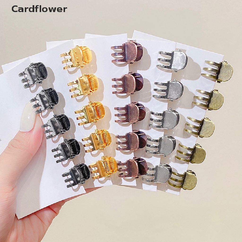 Bộ 5 Kẹp Tóc Kim Loại Nhỏ Xinh Thời Trang Cổ Điển Cho Nữ