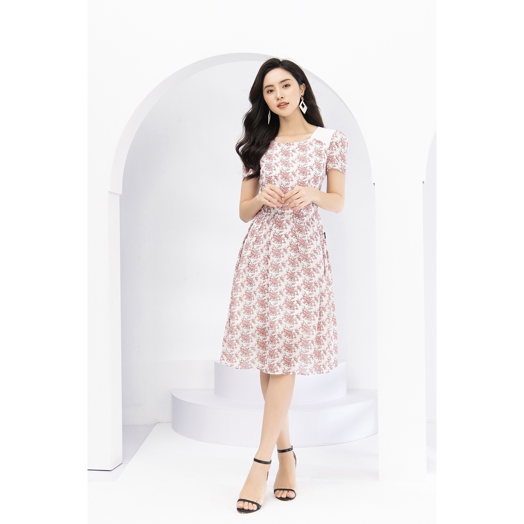 Váy Hoa Thiết Kế Nữ LUPERI LFV3173 Dáng Chữ A Xòe Nhẹ Phù Hợp Đi Làm Đi Chơi Đi Dạo Phố