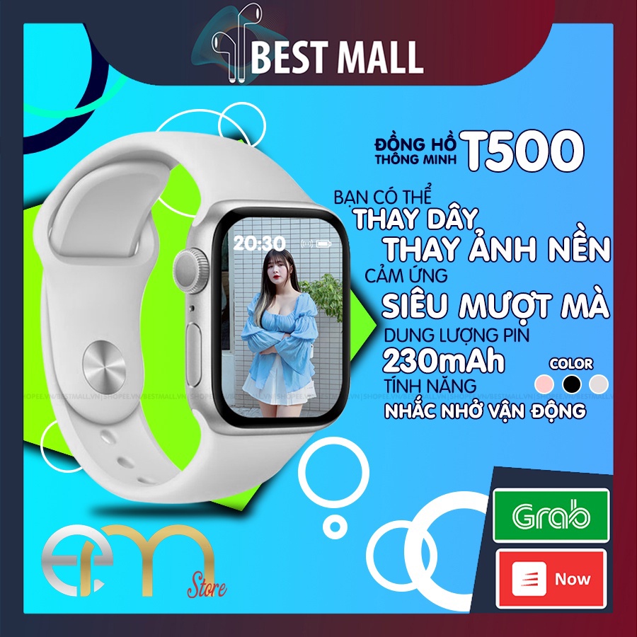 Đồng Hồ Thông Minh Nam, Nữ T500+ Series 6 iWatch