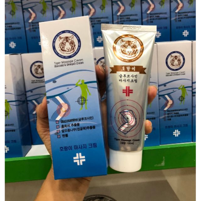 Dầu lạnh Hàn Quốc Tiger massage cream 100ml