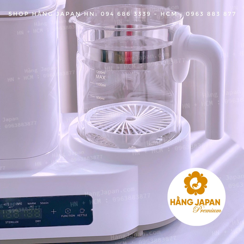 Máy tiệt trùng sấy khô bình sữa và đun nước đa năng Moaz bebe MB-031 (Hàng chính hãng)