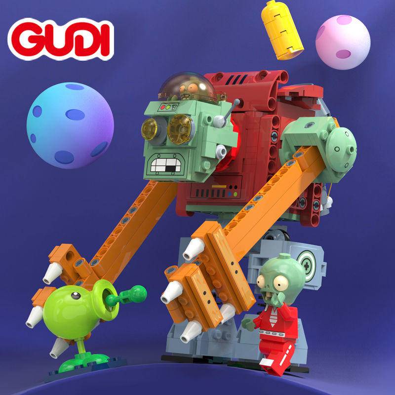 Lắp Ráp LEGO Plants vs. Bộ Đồ Chơi Lắp Ráp Hình Zombie Giáo Dục Cho Bé Từ 8-12 Tuổi