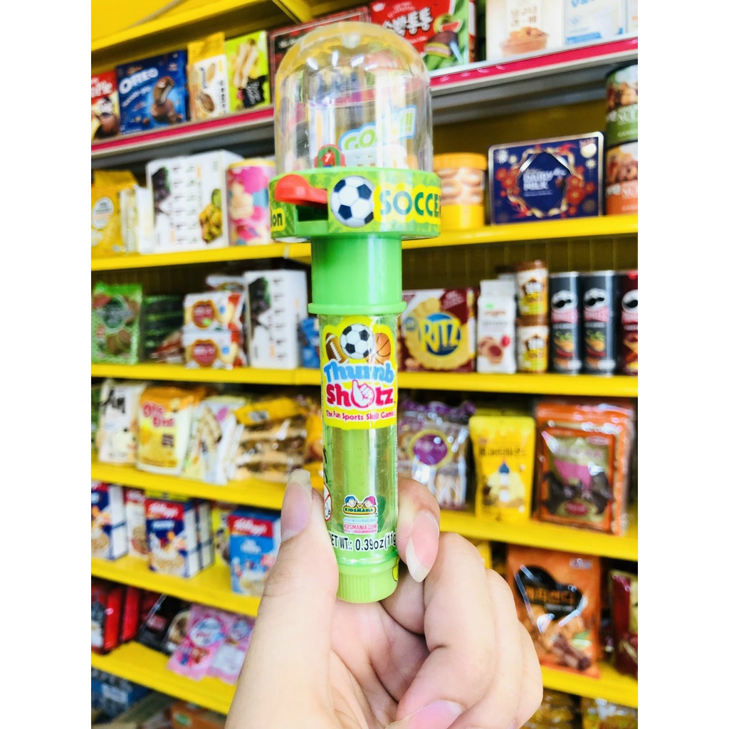 [KẸO MÚT SOCCER] Kẹo Đồ Chơi THUMB SHOTZ Kidsmania Cho Các Bé (Giao Mẫu Ngẫu Nhiên)