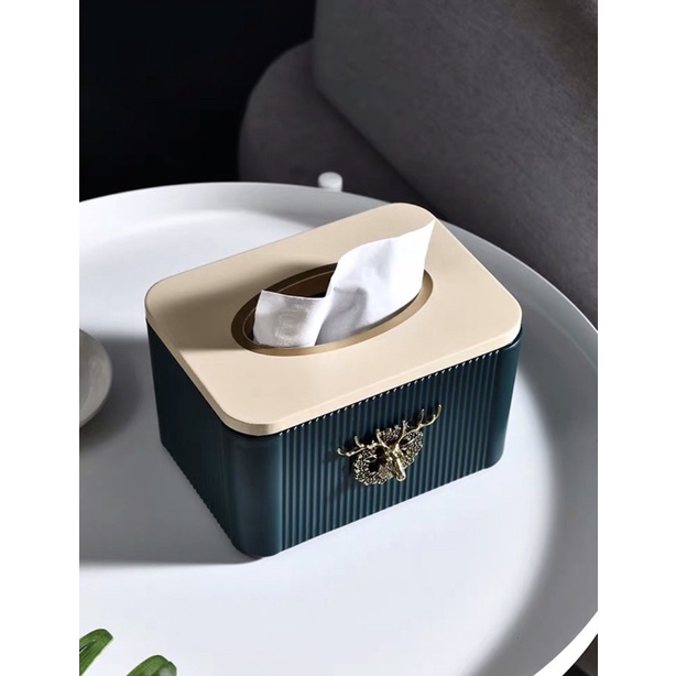 Hộp đựng giấy ăn hình đầu hươu phong cách Bắc Âu