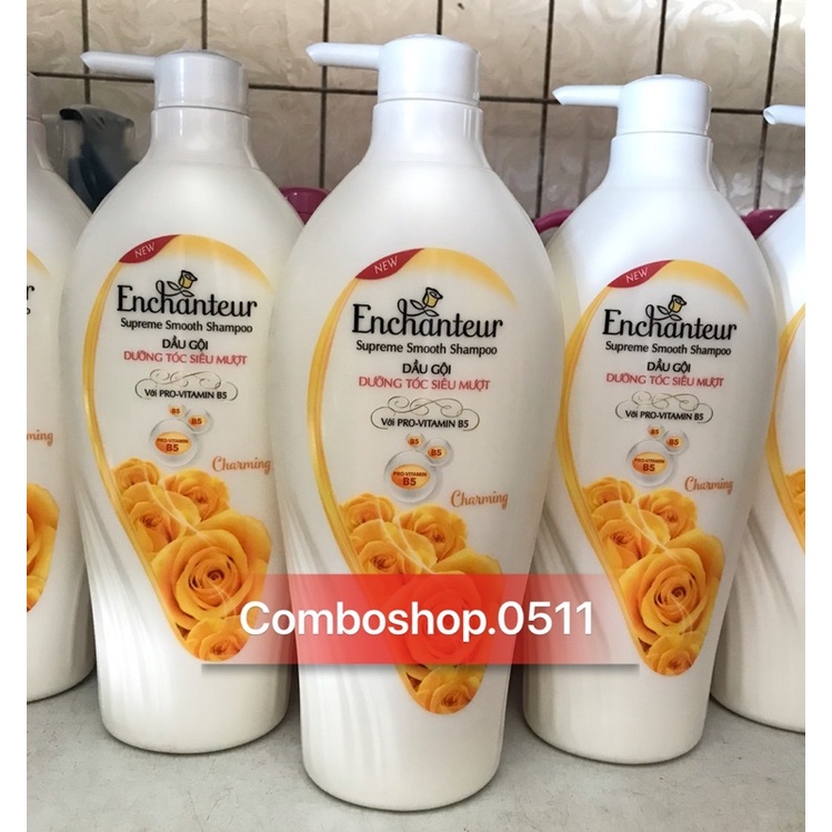 Dầu gội Enchanteur 650g dầu gội dưỡng tóc siêu mượt