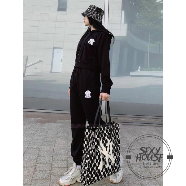 Bộ thể thao nữ, Set bộ NY vải Umi Hàn Quốc loại 1 B18 SEXYHOUSE