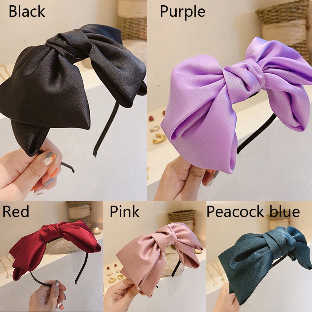 Băng Đô Cài Tóc Thắt Nơ Phong Cách Cổ Điển Dễ Thương Dành Cho Nữ Mihan1