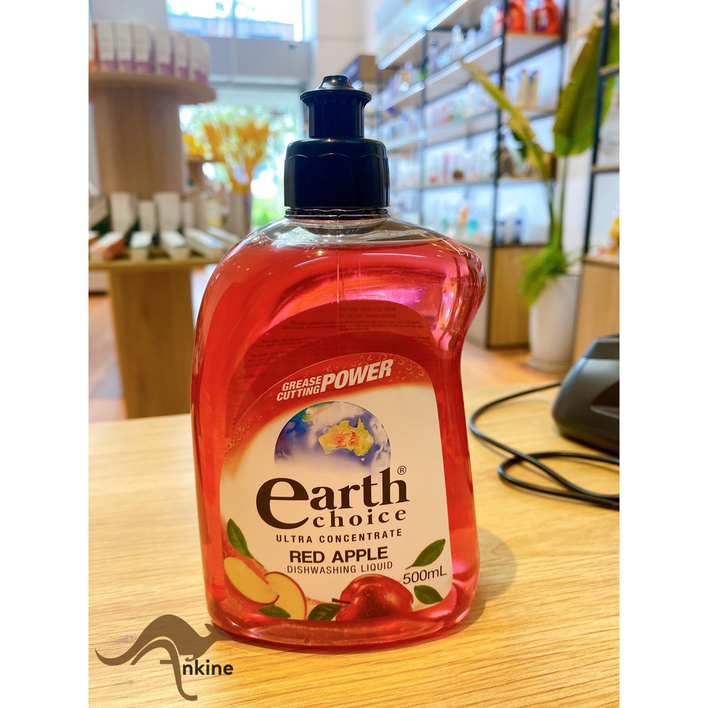 Nước rửa chén đậm đặc Earth Choice Úc 500ml gốc thực vật
