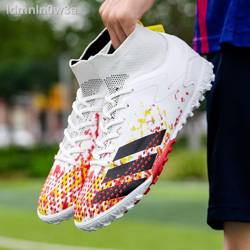 C Luo giày bóng đá quả quýt cao cấp nam ag dài đinh tf gãy học sinh trẻ em tập Messi Falcon X19