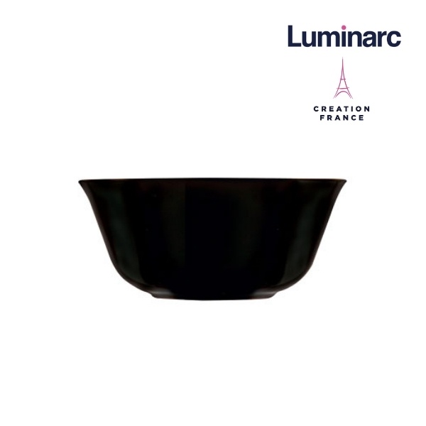 [Mã BMBAU50 giảm 7% đơn 99K] Bộ 6 Chén Thuỷ Tinh Luminarc Carine Đen 12cm- LUCAH4998