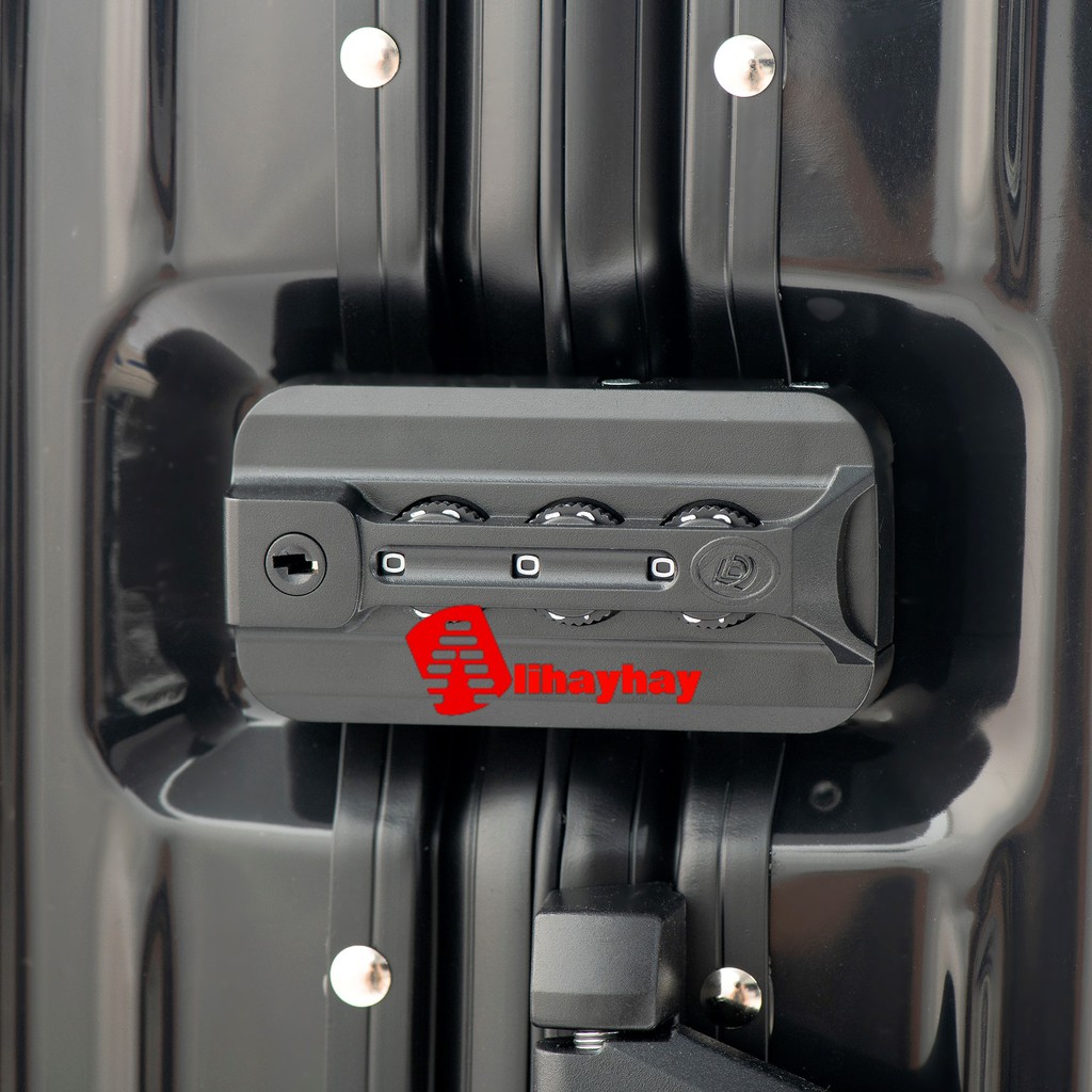 Vali khung nhôm màu đen đủ size 20-24-26-29