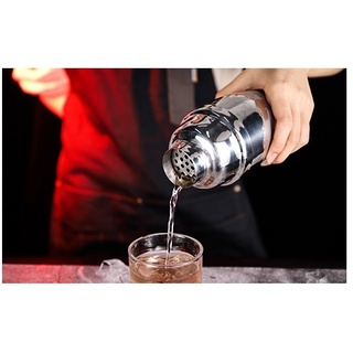 (550ml) Bình lắc pha chế shaker 550ml, bằng inox