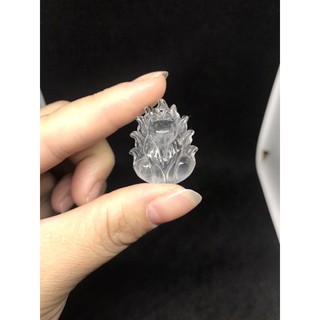 Mặt dây Hồ ly chúa Rose Mắt Hổ