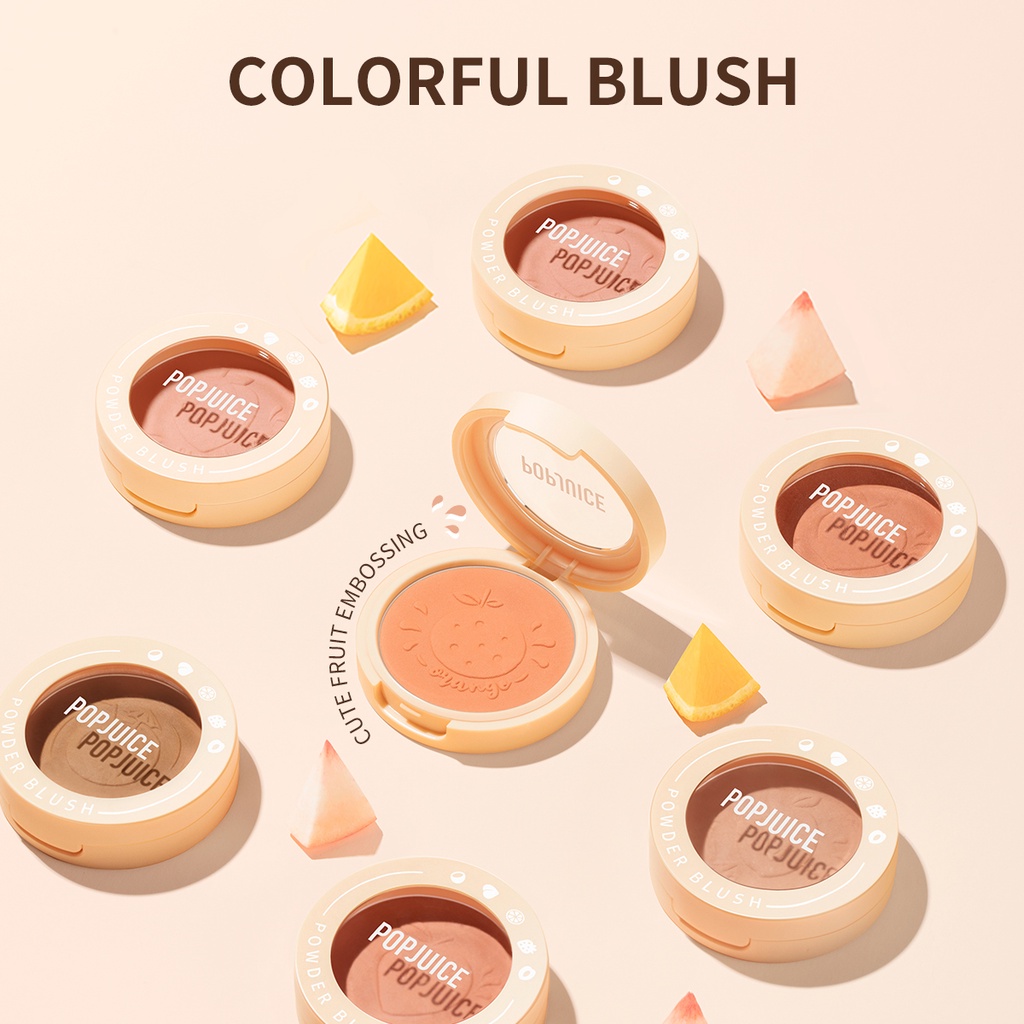 Phấn Má Hồng Dạng Nén Mềm Mịn Lên Màu Chuẩn POPJUICE