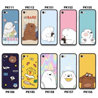 [Freeship từ 50k] ỐP LƯNG VIVO Y53 - Y55 - V5/V5S IN HÌNH GẤU WE BARE BEARS
