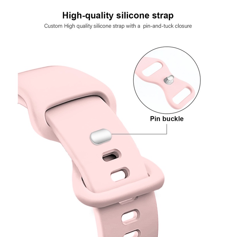 Dây Đeo Thể Thao Bằng Silicone Cho Đồng Hồ Thông Minh Apple Watch Se 6 5 4 3 44mm 40mm iWatch 7 38mm 42mm 41mm