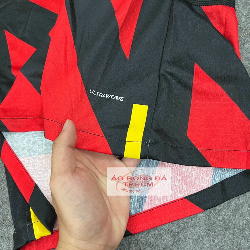 MANClTY mùa 22/23 - Áo Bóng Đá bản PLAYER hàng Thái - MANClTY đỏ đen 22/23